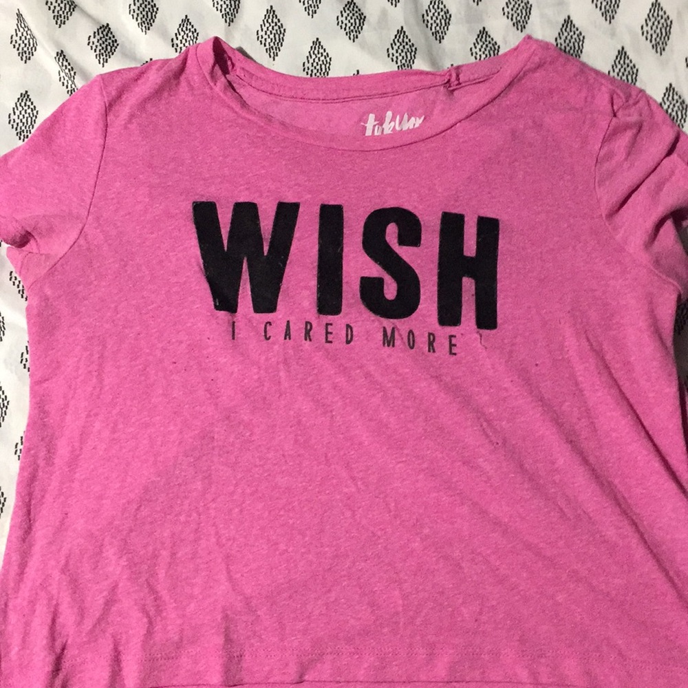 Wish I cared more shirt from tokyo darling